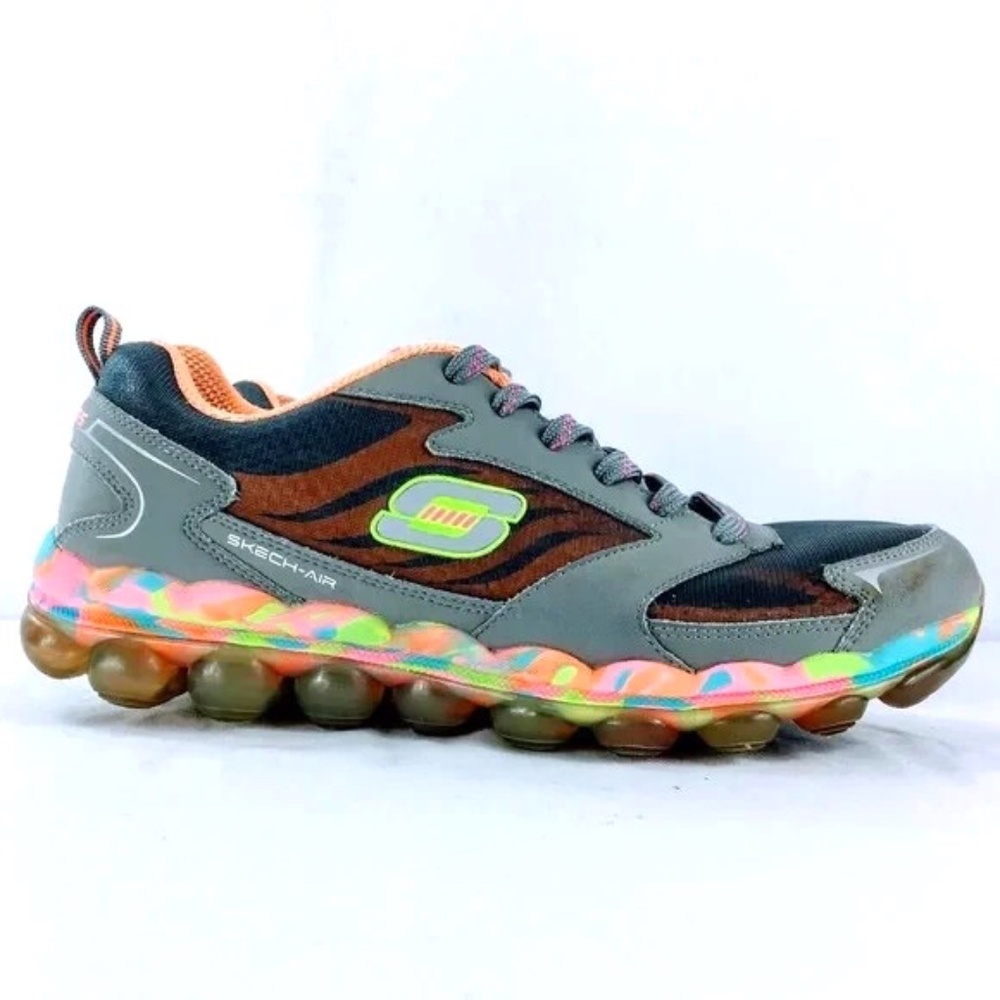 Skechers Womens Sneakers Gray Sketch Air Trainers Size 6